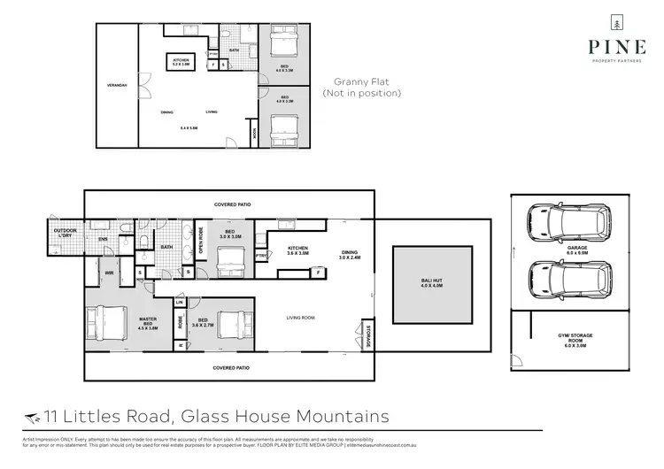 Floorplan of Homely house listing, 11 Littles Road, Glass House Mountains QLD 4518