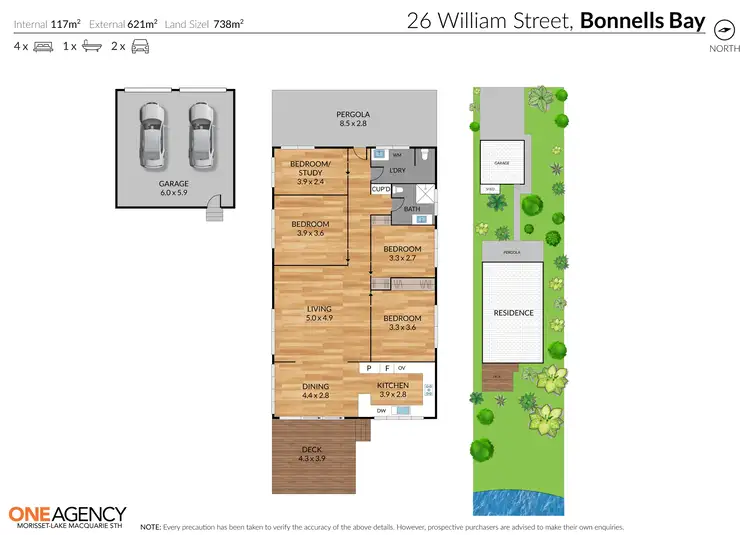 Floorplan of Homely house listing, 26 William Street, Bonnells Bay NSW 2264