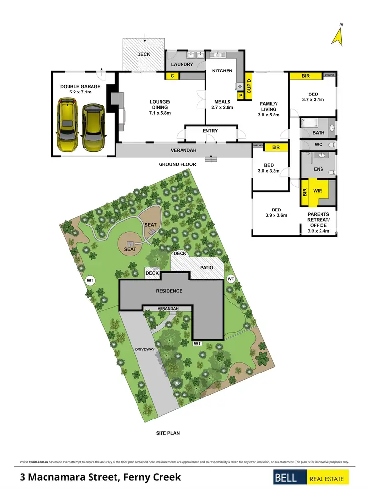 Floorplan of Homely house listing, 3 Macnamara Street, Ferny Creek VIC 3786