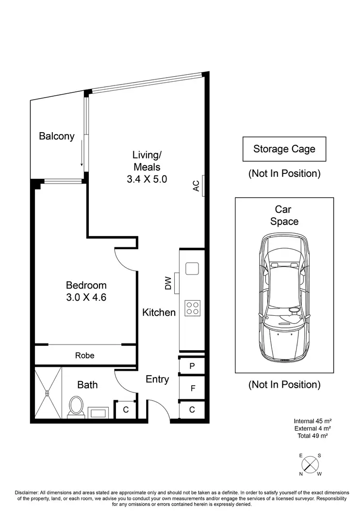 Floorplan of Homely apartment listing, 128/209 Bay Street, Brighton VIC 3186