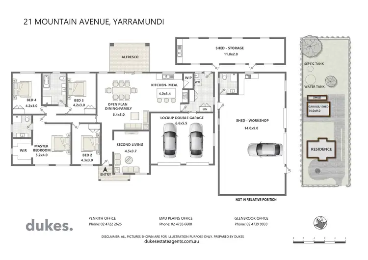 Floorplan of Homely house listing, 21 Mountain Avenue, Yarramundi NSW 2753