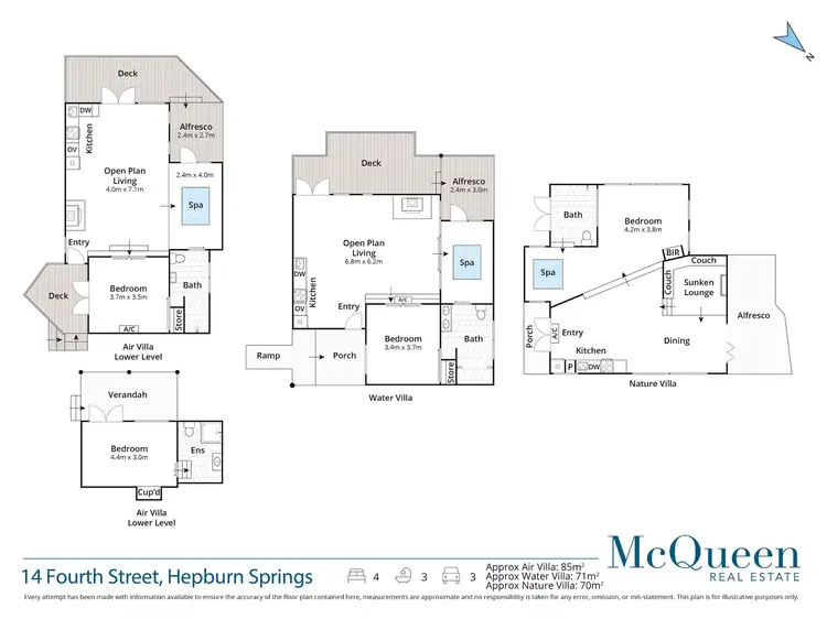 Floorplan of Homely house listing, 14 Fourth Street, Hepburn Springs VIC 3461