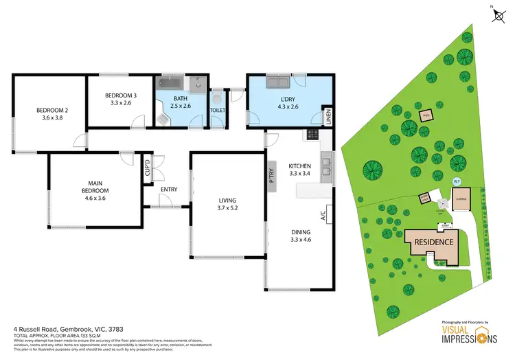 Floorplan of Homely house listing, 4 Russell Road, Gembrook VIC 3783