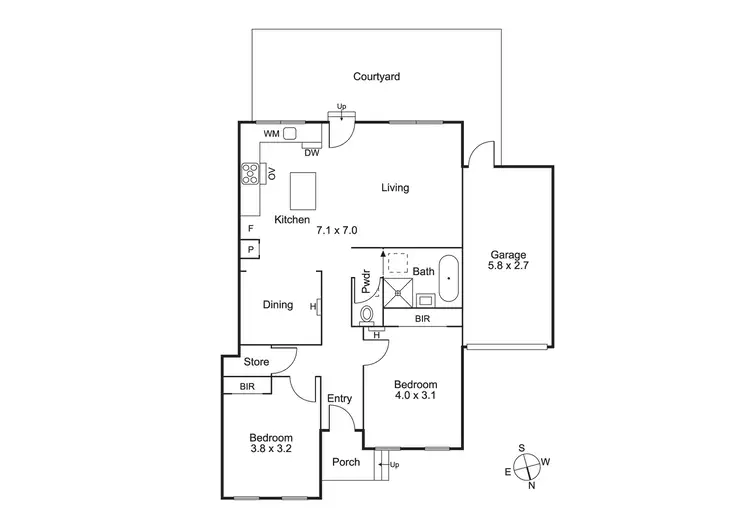 Floorplan of Homely unit listing, 2/9 Grey Street, Balwyn VIC 3103
