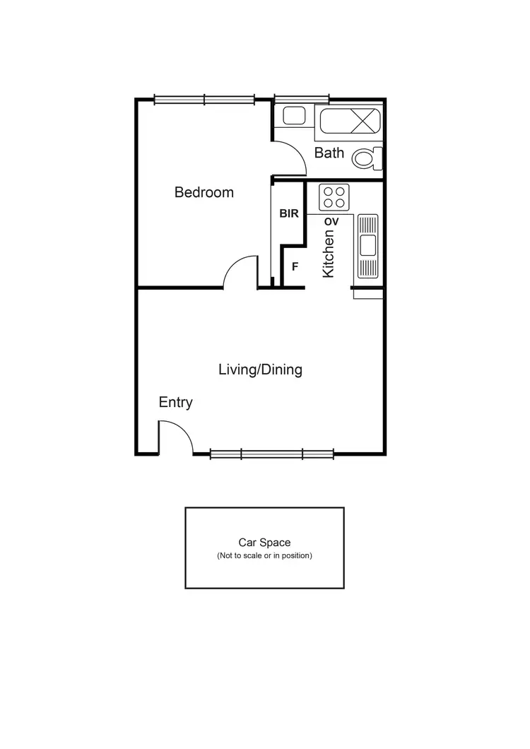 Floorplan of Homely apartment listing, 15/12 Rosedale Avenue, Glen Huntly VIC 3163