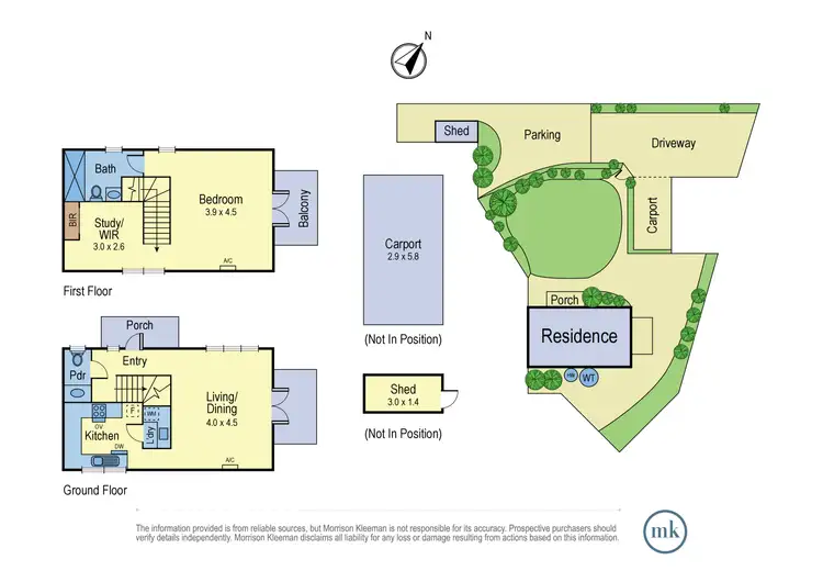 Floorplan of Homely townhouse listing, 2/1 Wattletree Road, Eltham VIC 3095