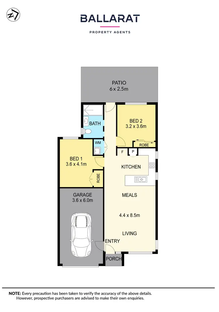 Floorplan of Homely house listing, 38 Yarra Park Drive, Sebastopol VIC 3356