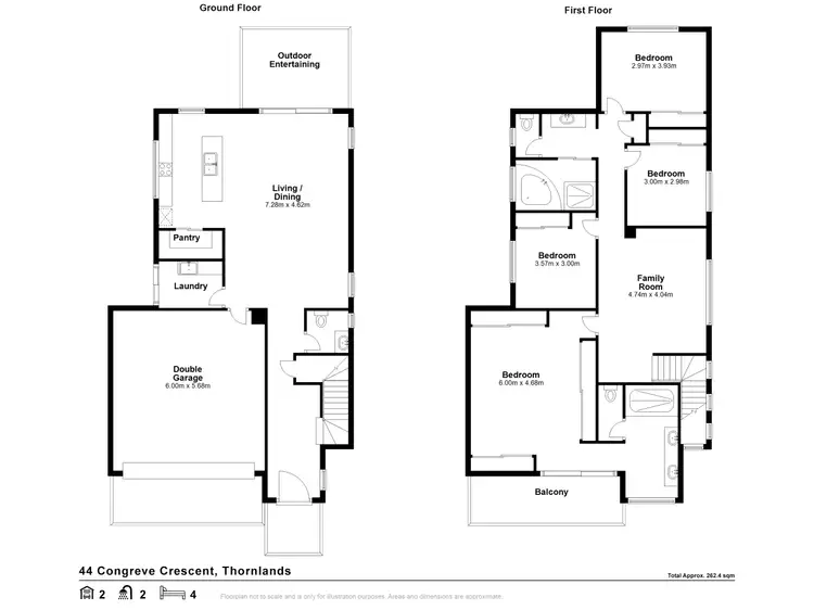 Floorplan of Homely house listing, 44 Congreve Crescent, Thornlands QLD 4164