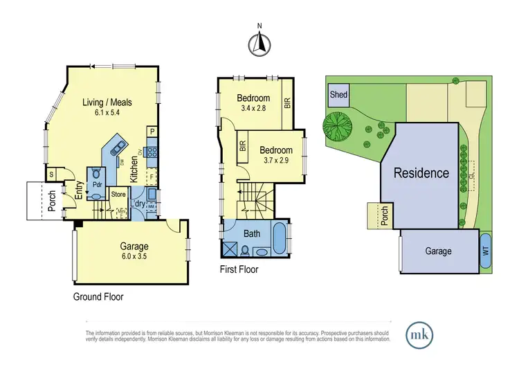 Floorplan of Homely townhouse listing, 5/31 Haley Street, Diamond Creek VIC 3089