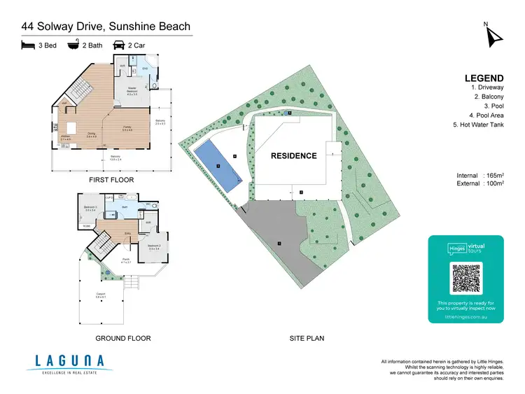 Floorplan of Homely house listing, 44 Solway Drive, Sunshine Beach QLD 4567