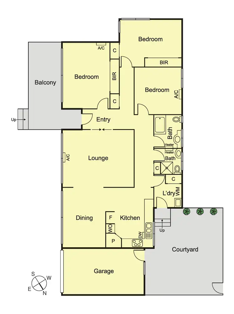 Floorplan of Homely house listing, 1/309 Glen Eira Road, Caulfield North VIC 3161
