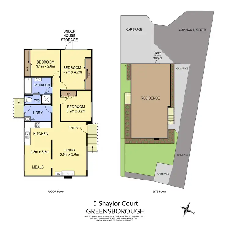Floorplan of Homely house listing, 5 Shaylor Court, Greensborough VIC 3088