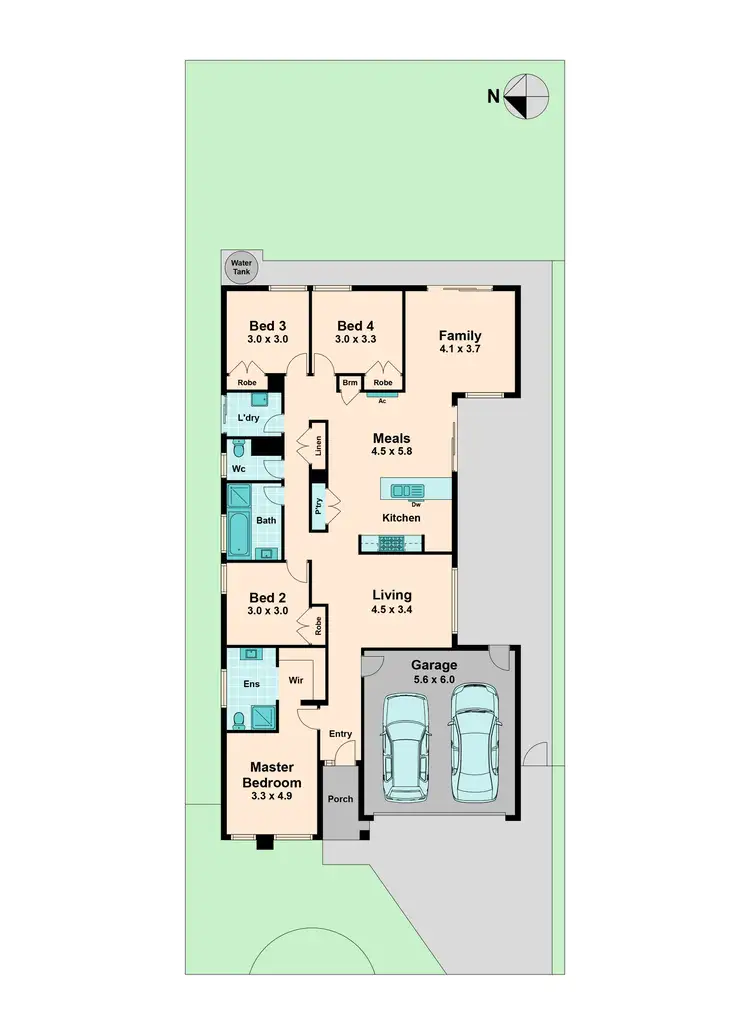 Floorplan of Homely house listing, 41 Wispering Circuit, Kilmore VIC 3764