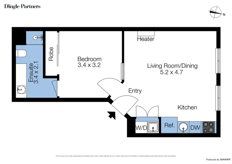 Floorplan of Homely unit listing, 302/551 Flinders Lane, Melbourne VIC 3000