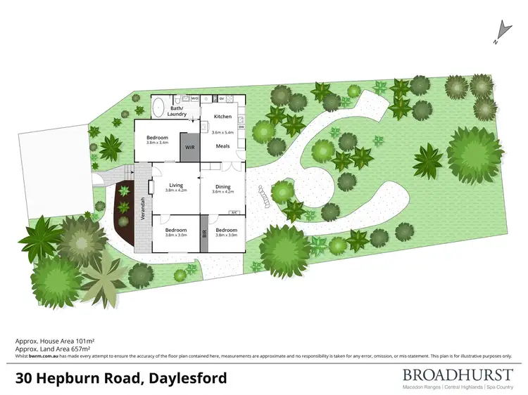 Floorplan of Homely house listing, 30 Hepburn Road, Daylesford VIC 3460