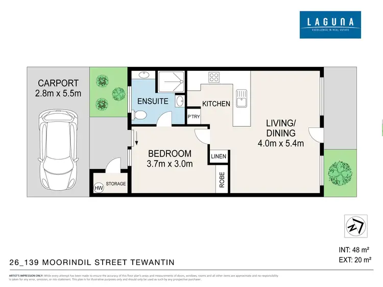 Floorplan of Homely unit listing, 26/139 Moorindil Street, Tewantin QLD 4565