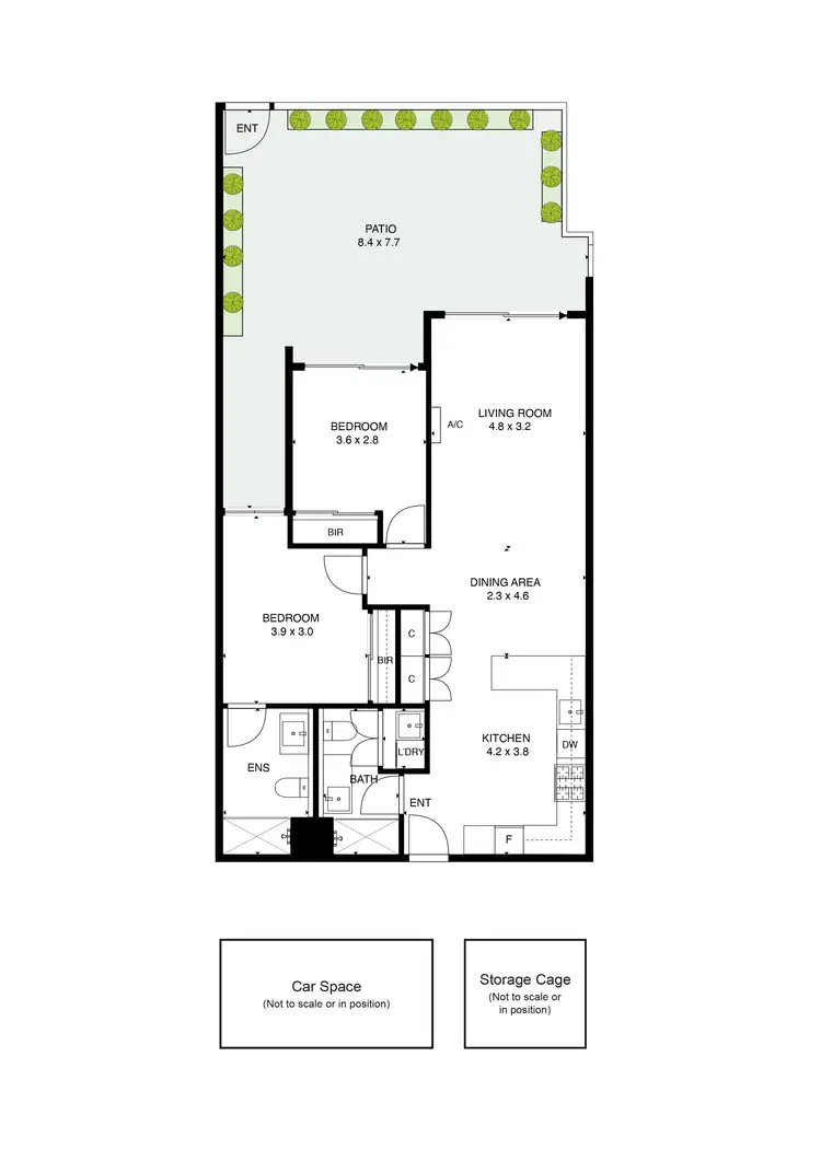 Floorplan of Homely apartment listing, 10/8 Elliott Avenue, Carnegie VIC 3163