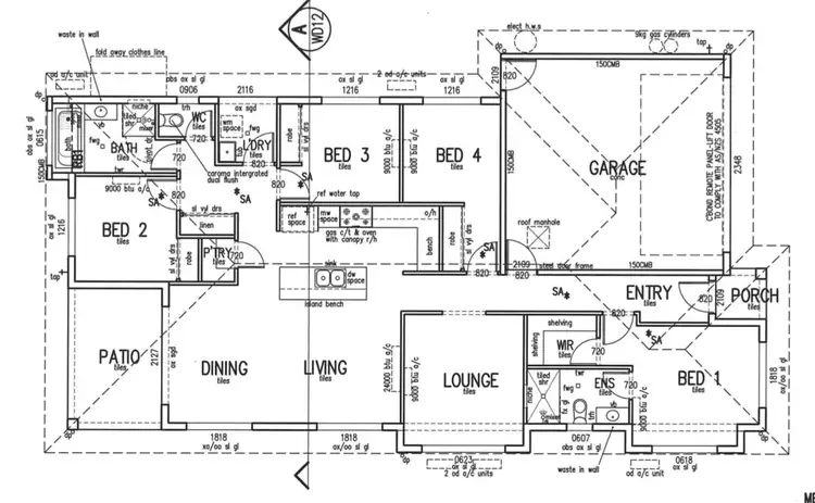 Floorplan of Homely house listing, 22 Backstay Place, Trinity Beach QLD 4879