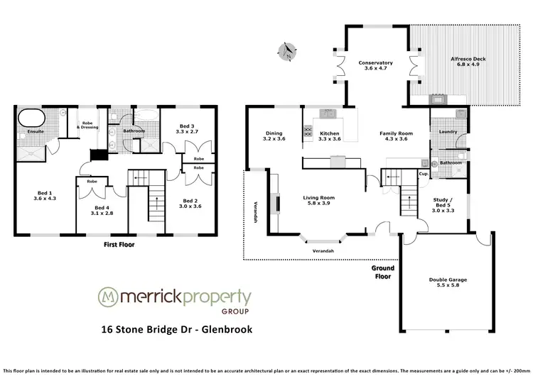 Floorplan of Homely house listing, 16 Stone Bridge Drive, Glenbrook NSW 2773
