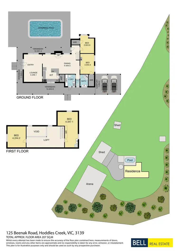 Floorplan of Homely house listing, 125 Beenak Road, Hoddles Creek VIC 3139