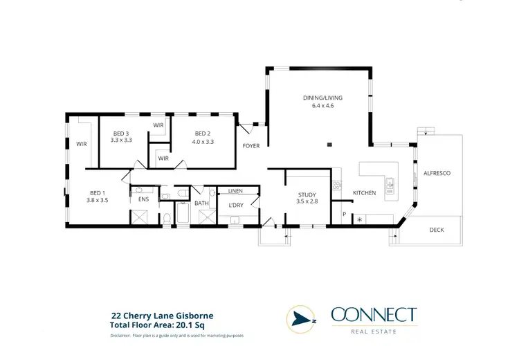 Floorplan of Homely house listing, 22 Cherry Lane, Gisborne VIC 3437