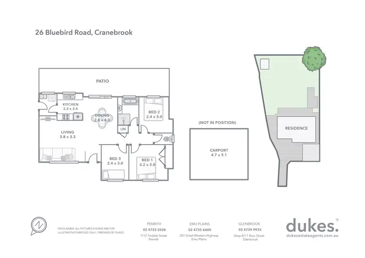 Floorplan of Homely house listing, 26 Bluebird Road, Cranebrook NSW 2749