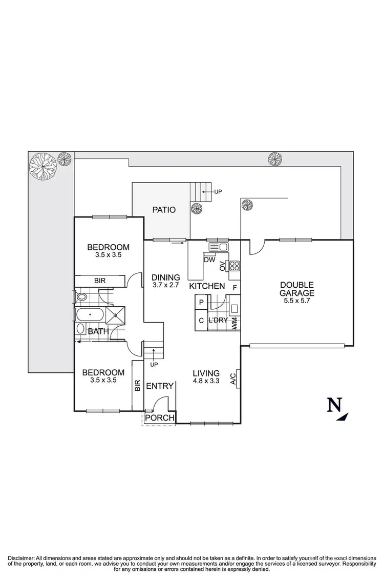 Floorplan of Homely unit listing, 8/8-10 Wyuna Walk, Mooroolbark VIC 3138