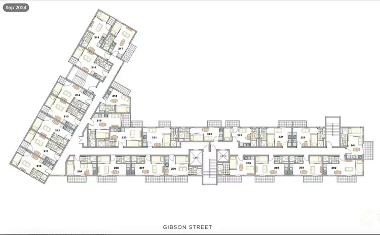 Floorplan of Homely apartment listing, 203/5 Dudley Street, Caulfield East VIC 3145