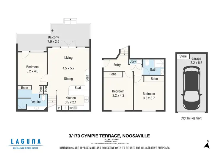 Floorplan of Homely unit listing, 3/173-175 Gympie Terrace, Noosaville QLD 4566