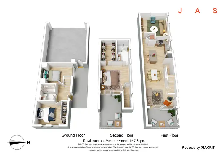 Floorplan of Homely townhouse listing, 78A Stephen Street, Yarraville VIC 3013