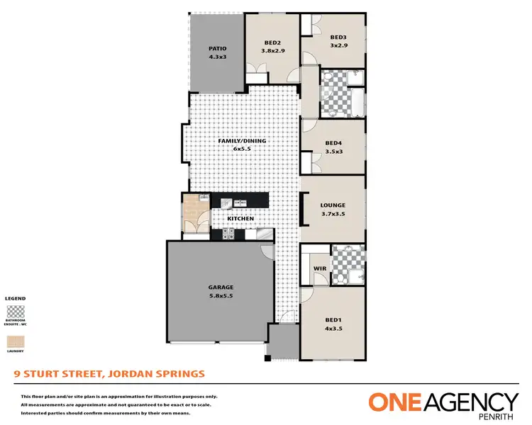 Floorplan of Homely house listing, 9 Sturt Street, Jordan Springs NSW 2747