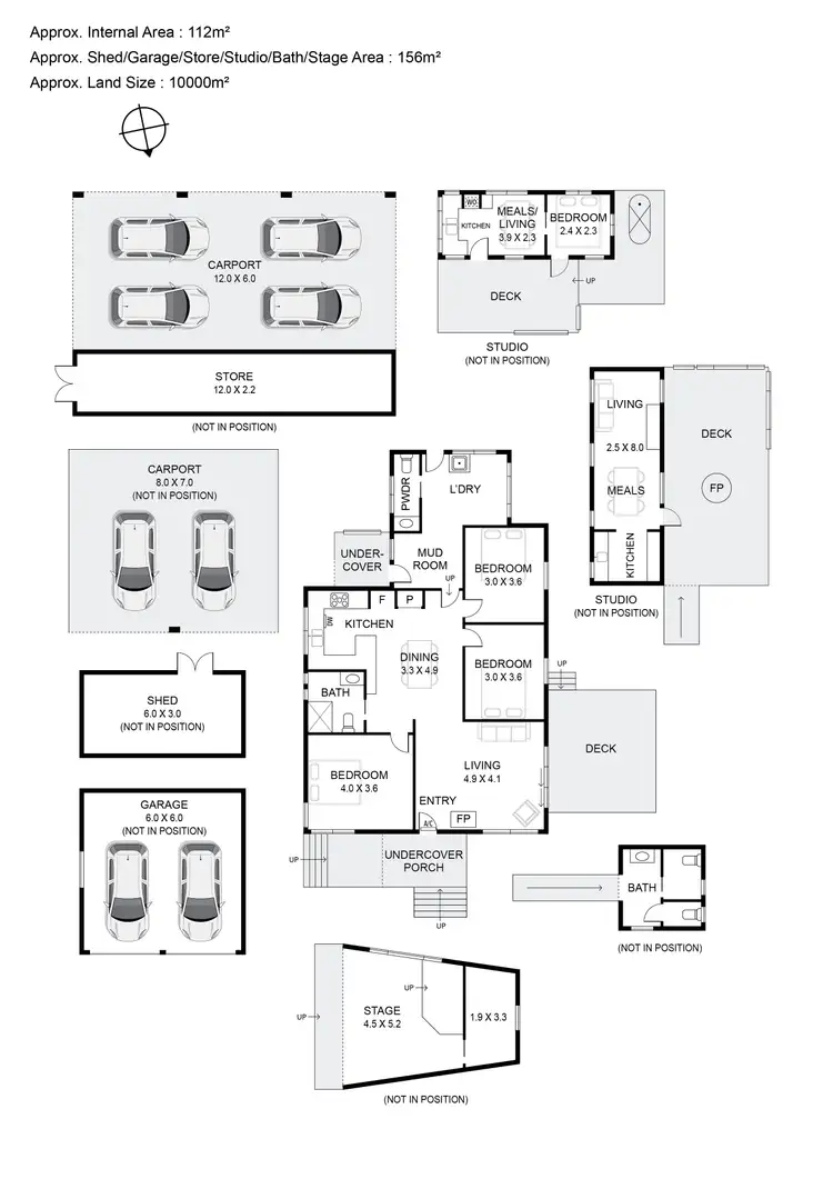 Floorplan of Homely rural property listing, 310 Bambra Aireys Inlet Road, Bambra VIC 3241