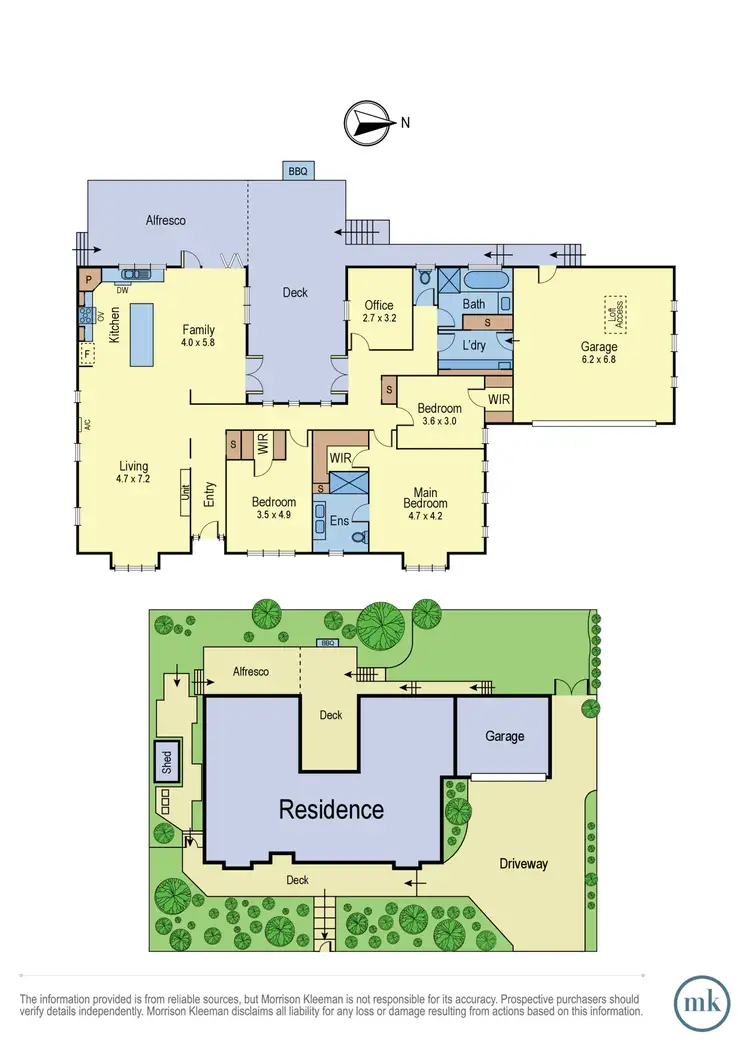 Floorplan of Homely house listing, 127 Ryans Road, Eltham North VIC 3095