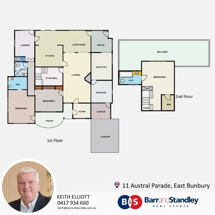 Floorplan of Homely house listing, 11 Austral Parade, East Bunbury WA 6230