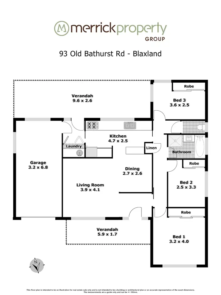 Floorplan of Homely house listing, 93 Old Bathurst Road, Blaxland NSW 2774