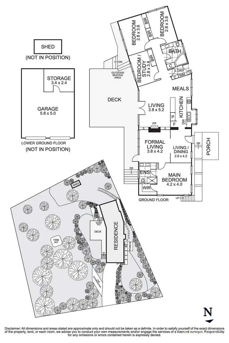 Floorplan of Homely house listing, 254 Research Warrandyte Road, North Warrandyte VIC 3113