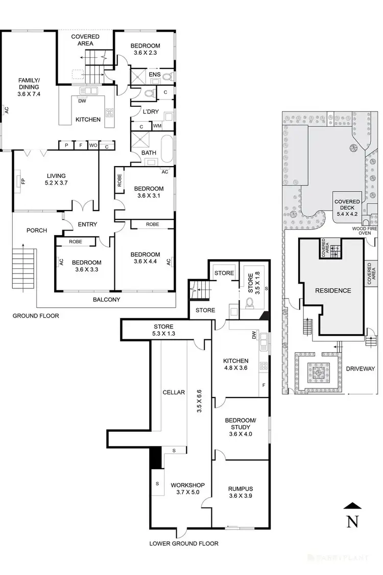 Floorplan of Homely house listing, 13 Carween Avenue, Mitcham VIC 3132