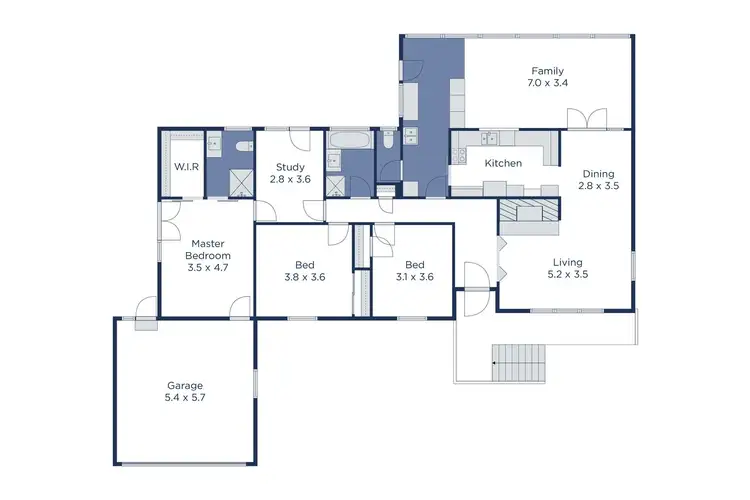 Floorplan of Homely house listing, 47 Somerset Street, Wantirna South VIC 3152