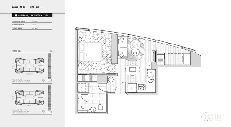 Floorplan of Homely apartment listing, 7311/138 Spencer Street, Melbourne VIC 3000