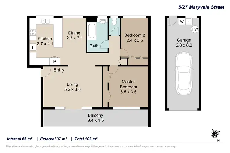 Floorplan of Homely unit listing, 5/27 Maryvale Street, Toowong QLD 4066