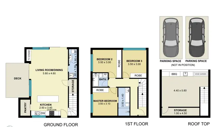 Floorplan of Homely townhouse listing, 18/37 Robinson Road, Hawthorn VIC 3122