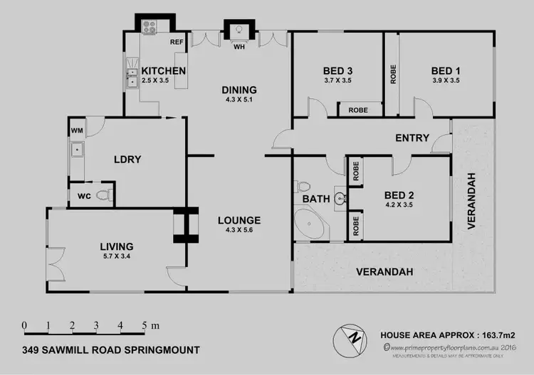 Floorplan of Homely house listing, 349 Sawmill Road, Springmount VIC 3364