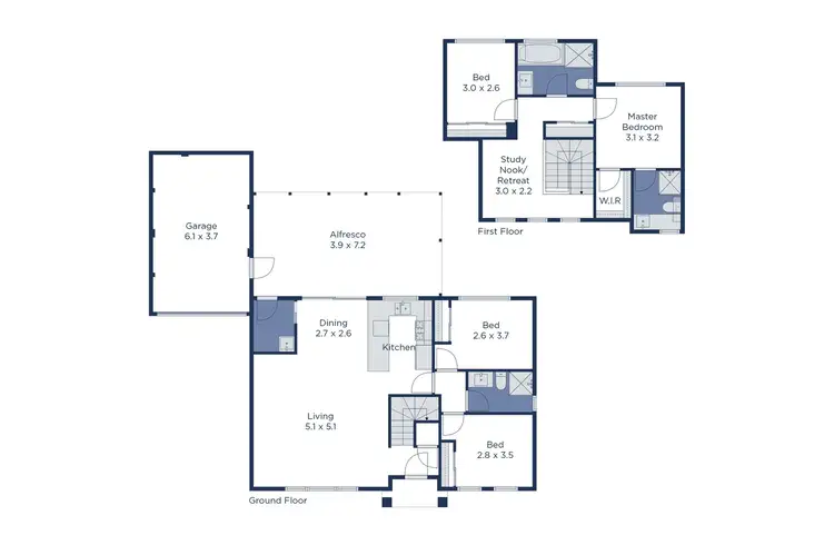 Floorplan of Homely house listing, 2/3 Armstrong Road, Bayswater VIC 3153
