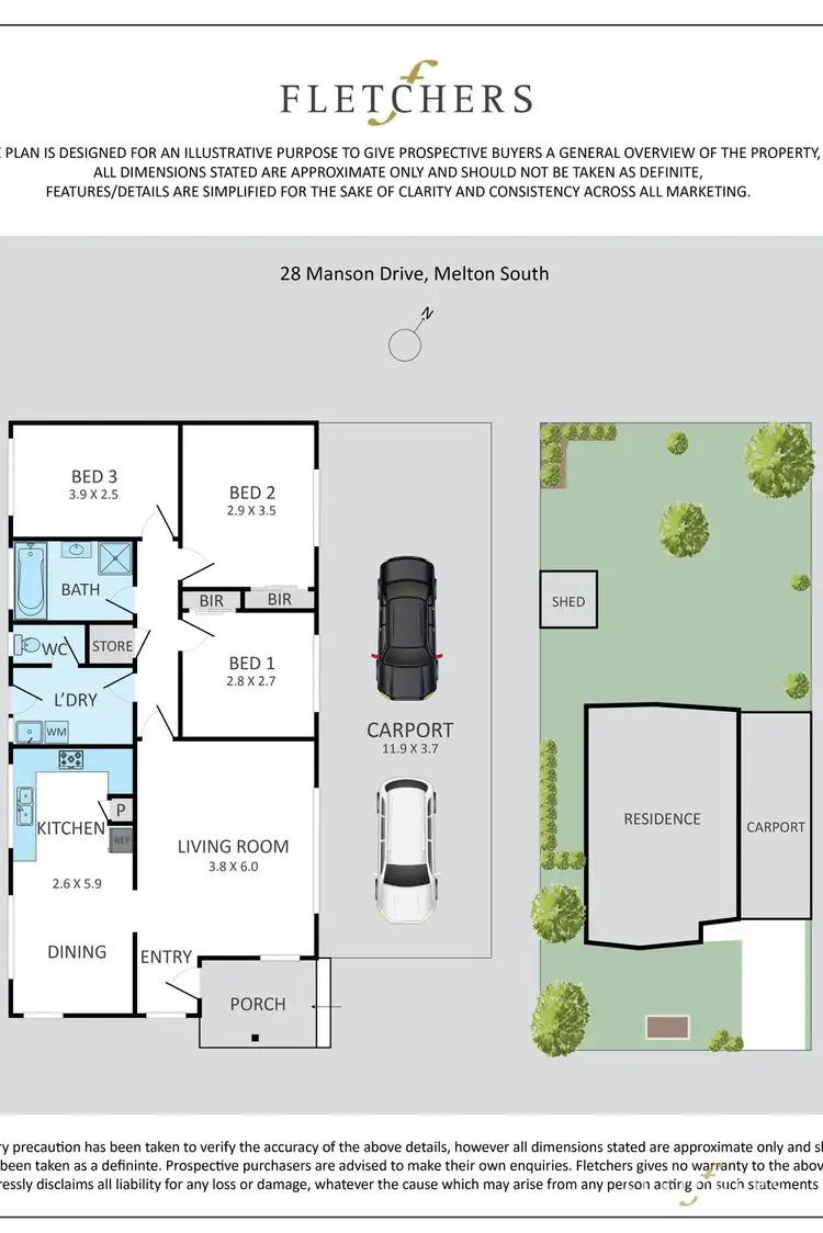 Floorplan of Homely house listing, 28 Manson Drive, Melton South VIC 3338