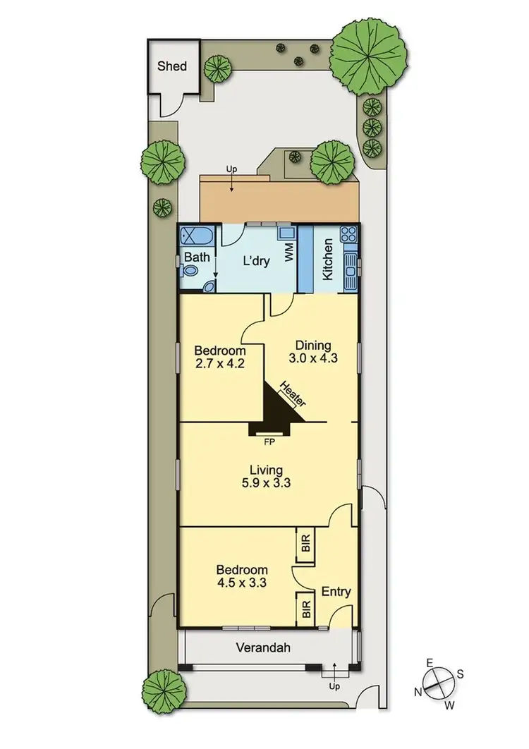 Floorplan of Homely house listing, 107 Macpherson Street, Footscray VIC 3011