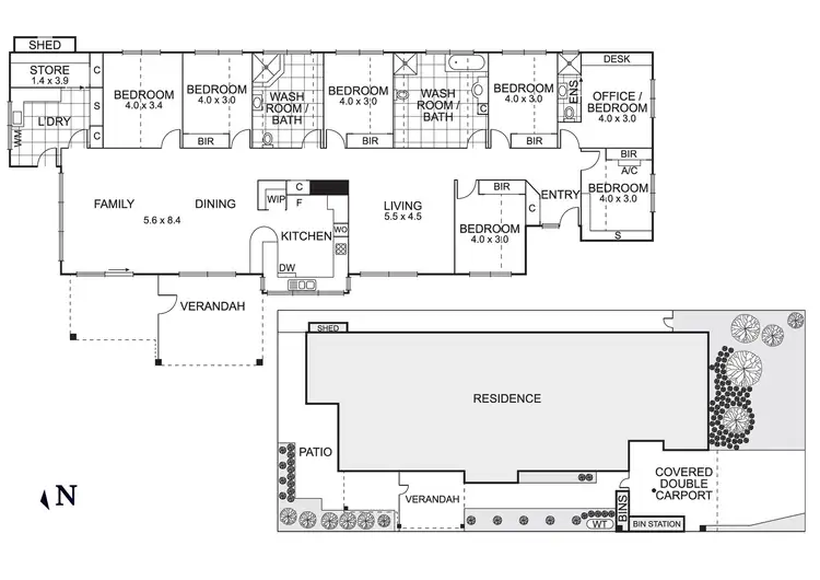 Floorplan of Homely house listing, 17 Correa Avenue, Cheltenham VIC 3192