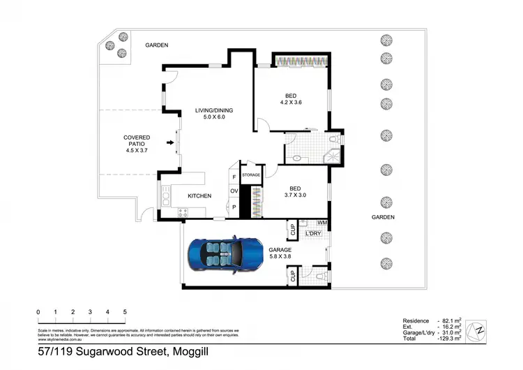 Floorplan of Homely unit listing, 57/119 Sugarwood Street, Moggill QLD 4070