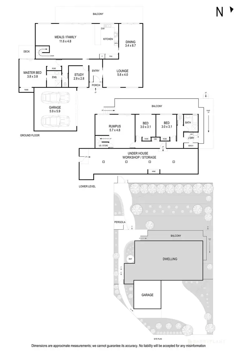 Floorplan of Homely house listing, 19 Siyan Rise, Diamond Creek VIC 3089