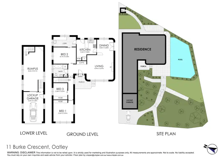 Floorplan of Homely house listing, 11 Burke Street, Oatley NSW 2223