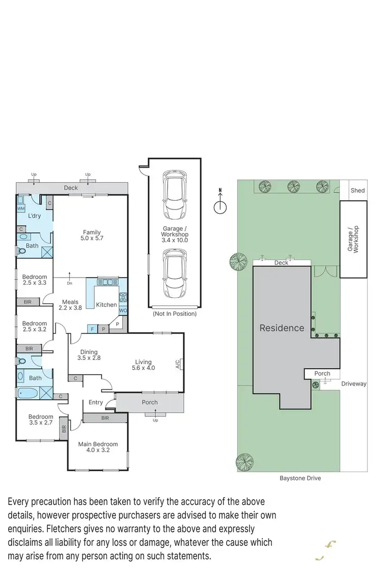 Floorplan of Homely house listing, 13 Baystone Drive, Cranbourne VIC 3977